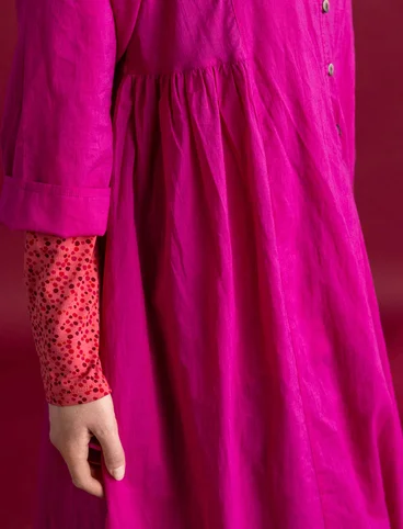 Kleid „Hedda“ aus Bio-Baumwollgewebe - cerise