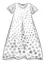 Kleid „Raster“ aus Micromodal/Elasthan (schwarz XS)