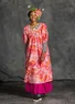 “Great Rose” woven organic cotton/silk dress (Pale powder pink XS)