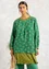 “Ester” blouse in woven linen (malachite/patterned S)