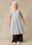 “Nord” woven organic cotton dress (light ecru XL)