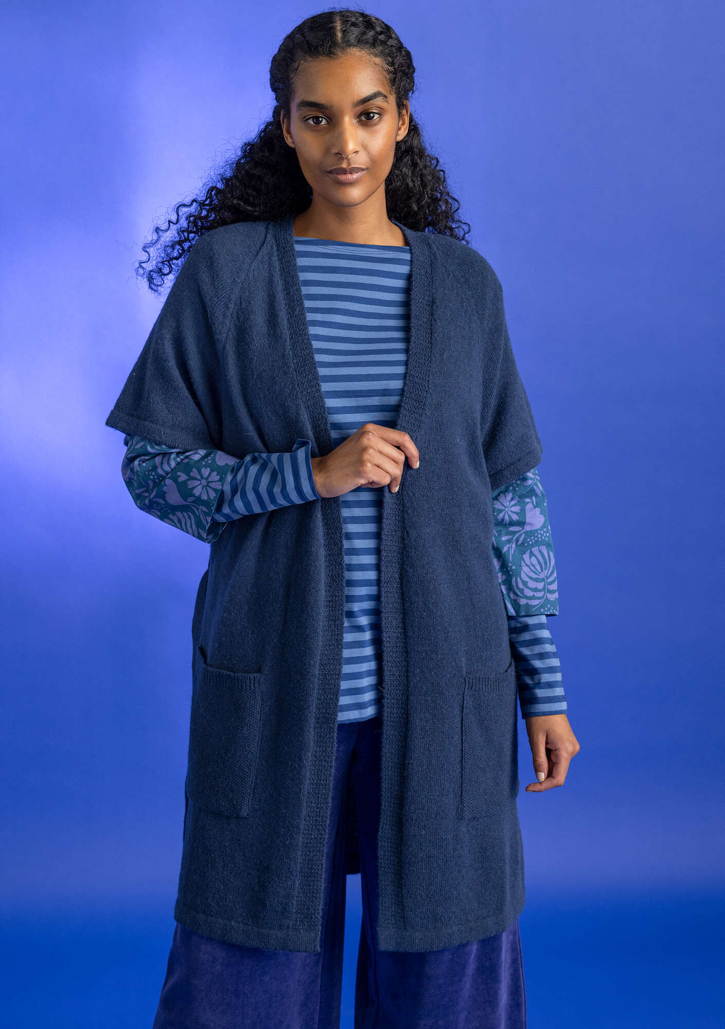 Long cardigan in alpaca blend gudrunsjoden