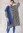 Gestreifter Schal aus Öko-Baumwolle - himmelblau-miesmuschel