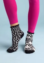 Chaussettes ”Rosalie” en coton biologique - noir