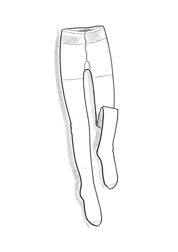 Solid-colour tights made from recycled polyamide -