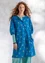 “Fleur” woven organic cotton dress (mediterranean blue S)