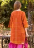 Kleid „Fields“ aus Baumwollgewebe (gebranntes orange S)