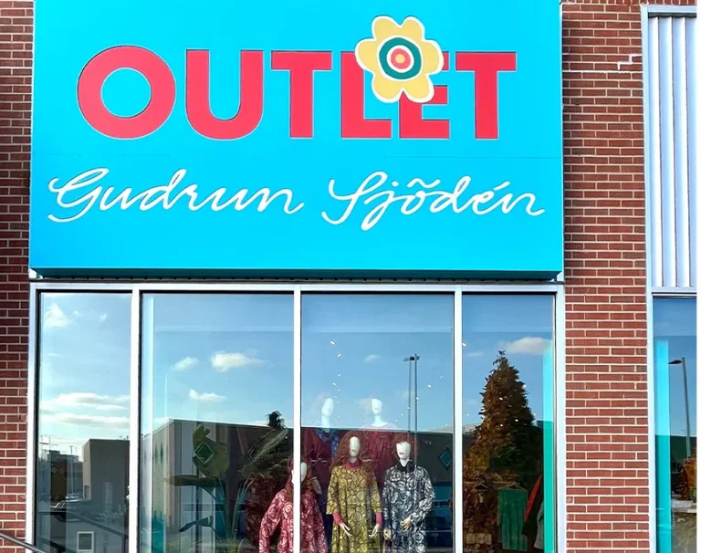 Gudrun Sjödén’s store on 23rd Street in Minneapolis. 