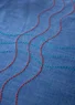 “Stitches” tablecloth in organic cotton (flax blue One Size)