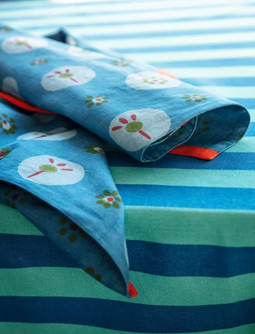 “Indra” place mat in organic cotton - indigofera