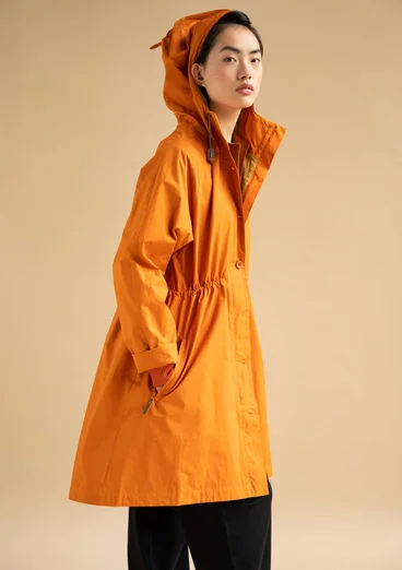 Parka "Francis" en coton biologique tissé - masala