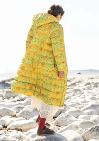 “Bhumika” recycled polyester/down coat - pineapple