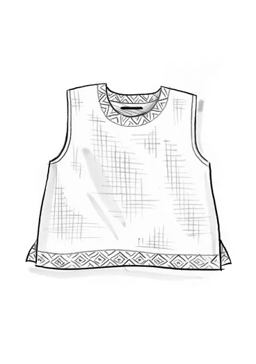 “Helena” knit sweater vest in a lambswool blend - graphite/melange