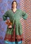 Kleid „Zazu“ aus Öko-Baumwollgewebe (pfauengrün S)