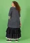 “Monika” woven organic cotton tunic (black XL)