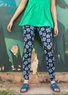 “Canvas” jersey leggings in lyocell/spandex (mild blue L)