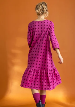 Robe « Tyra� » en jersey de coton biologique/modal - cerise/motif