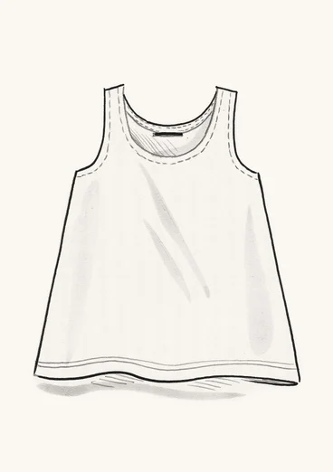 “Singö” organic cotton/modal jersey tank top - copper