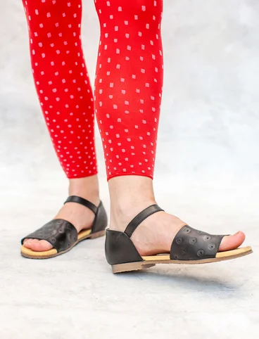 Sandaler i nappa - sort