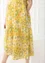 Geweven jurk "Bouquet" van biologisch katoen (goudenregen S)