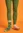 Ensfarvede leggings i genanvendt polyamid - græsgrøn