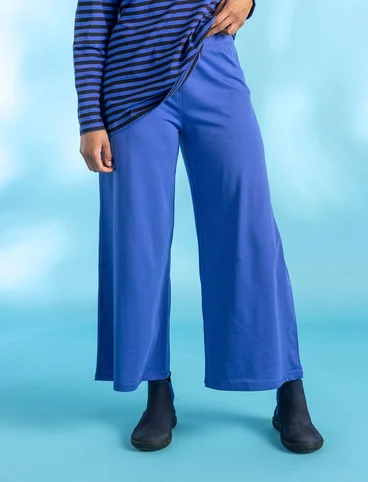 Pantalon en jersey de coton biologique/modal - bleu brillant