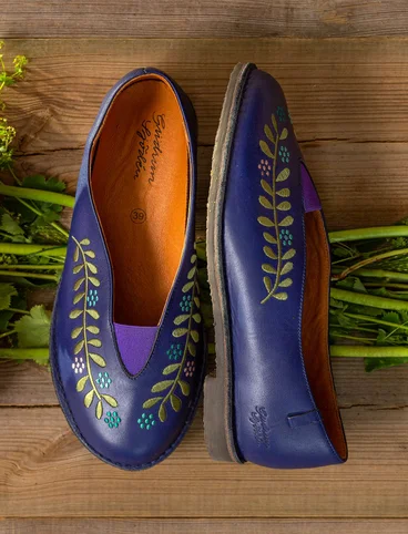 Chaussures ¨Lily¨ en cuir nappa - violet