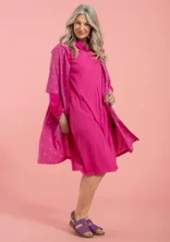 Jerseykleid aus Bio-Baumwolle/Modal - hibiskus