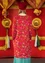 “Mongolia” jersey dress in lyocell/spandex (tomato S)