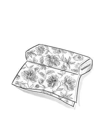 Tissu "Bloom" en coton biologique - coquille d'oeuf