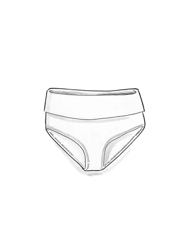 “Pacific” bikini bottom in recycled nylon/spandex - black