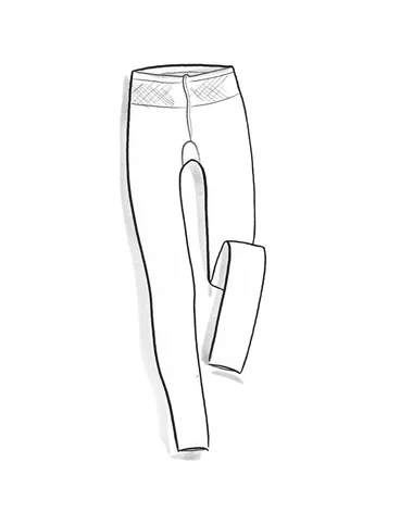 Yksiväriset leggingsit kierrätettyä polyamidia - posliininsininen