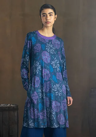 Jerseykleid „Wind“ aus Modal - dunkelindigo