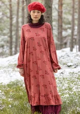 “Rönnbär” jersey dress in organic cotton/modal - gneiss