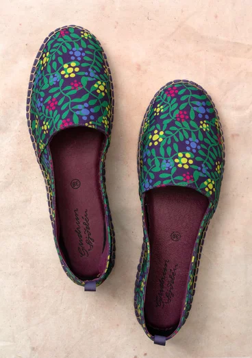 Espadrilles „Hake“ aus Baumwolle - amethyst