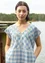 Kleid „Ellinor“ aus Bio-Baumwollgewebe (leinenblau XL)