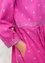 Robe tissée à motif "Signe" en coton bio (rose sauvage S)