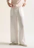 “Seraj” woven linen trousers (light ecru XS)