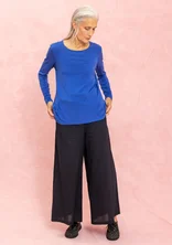 Pantalon tissé en coton biologique - noir