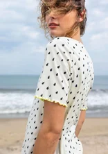 “Drop” organic cotton top - ecru