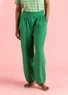 Organic cotton/elastane jersey trousers (basil XS)