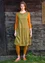 “Petronella” dress in woven organic cotton/linen (meadow green M)