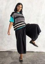 Woven “Rut” pants in rayon/linen - black