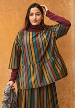 “Akira” blouse in organic cotton - black