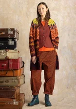 “Edefors” pants in organic cotton - terracotta