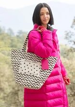 “Travel” bag in organic cotton - black