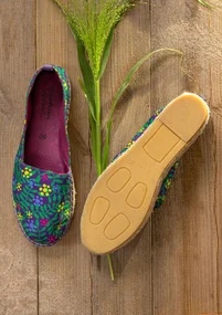 Espadrilles „Hake“ aus Baumwolle - amethyst