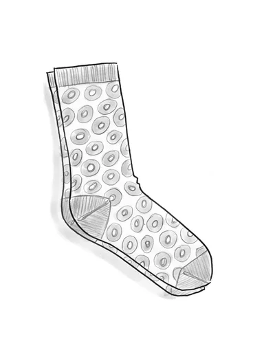 “Billie” socks in organic cotton - ecru