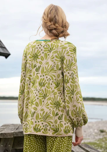 Gilet « Bohuslän » en coton biologique/recyclé - naturel foncé