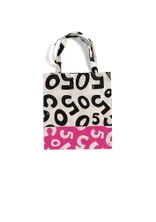 Organic cotton fabric tote bag S - black